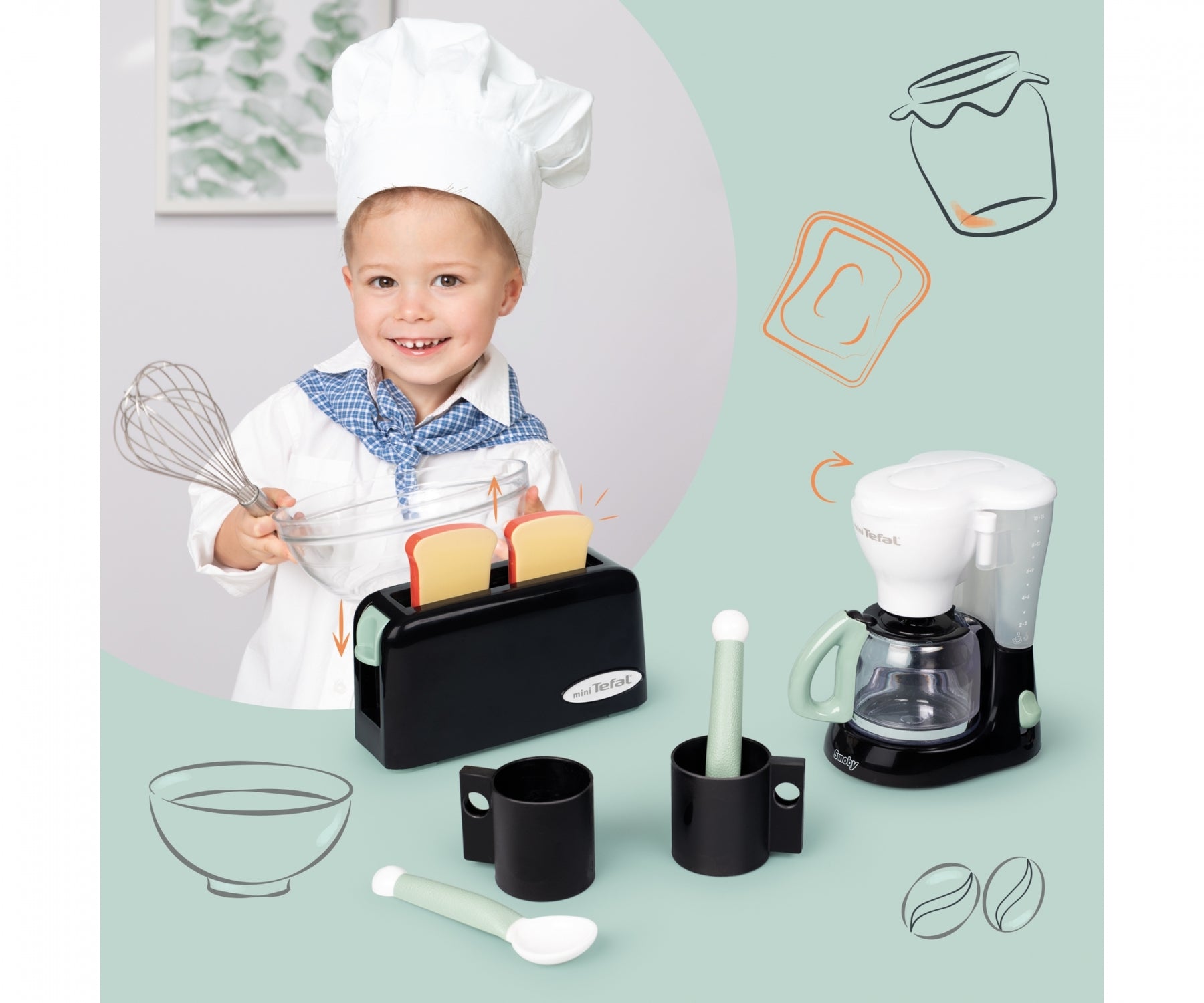 Smoby Tefal Breakfast Set