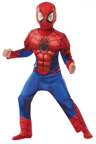 SpiderMan Deluxe  Costume 5-6 Years Medium