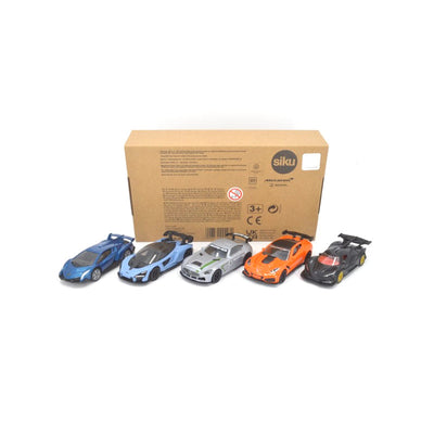 Siku Die Cast Minatures 5pc Sports Car Set 1:87