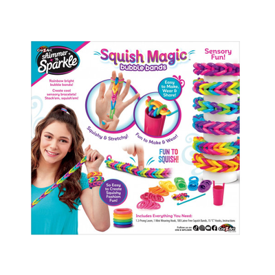 Shimmer And Sparkle Squish Magic Bubble Bands