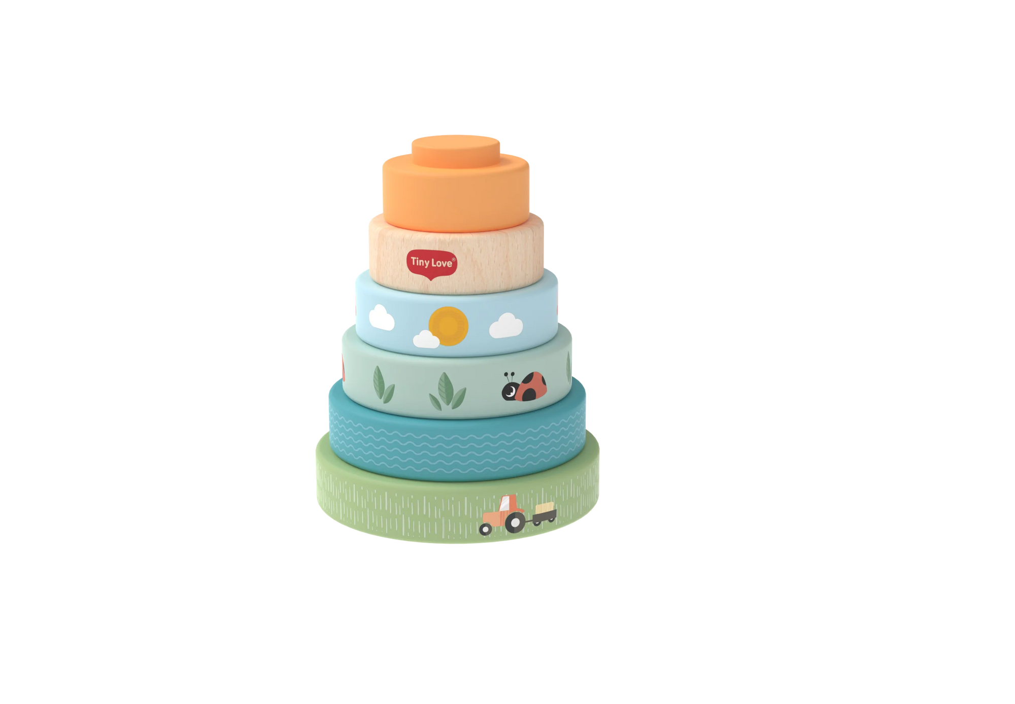 Tiny Love Wooden Stacking Tower Infant Toy