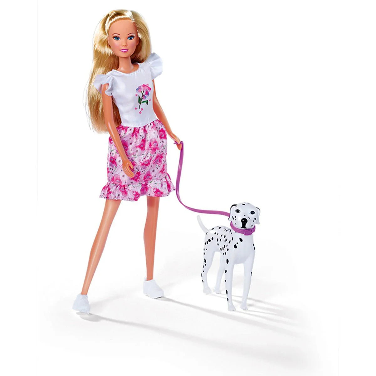 Steffi Cutie Walk Doll With Accessories