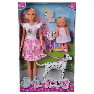 Steffi Cutie Walk Doll With Accessories