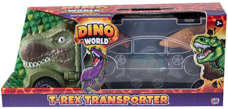 Dino World T Rex Dinosaur Transporter Truck