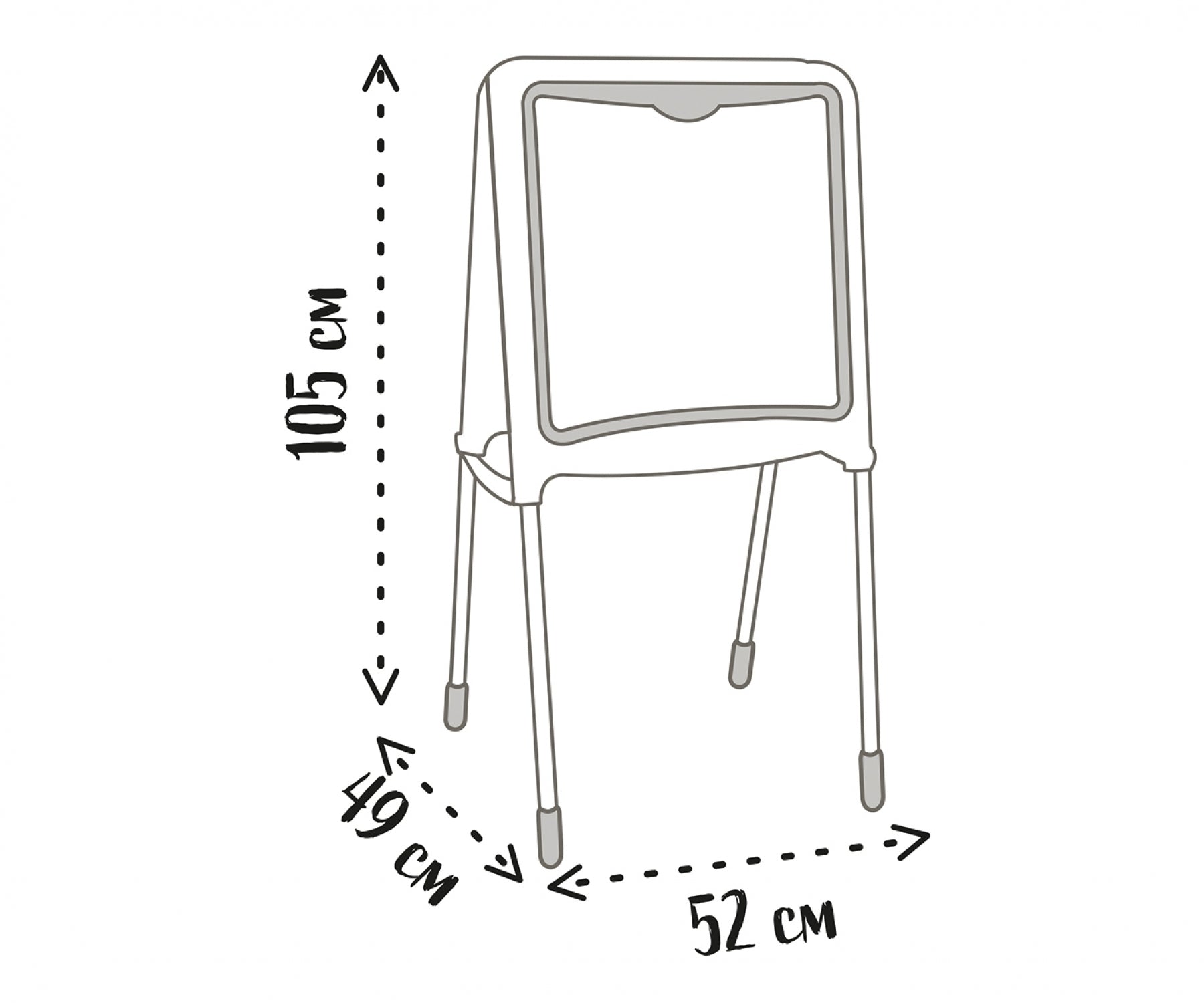Smoby Black / White Activity Board