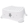 Keeper Step Stool White Grey Stars