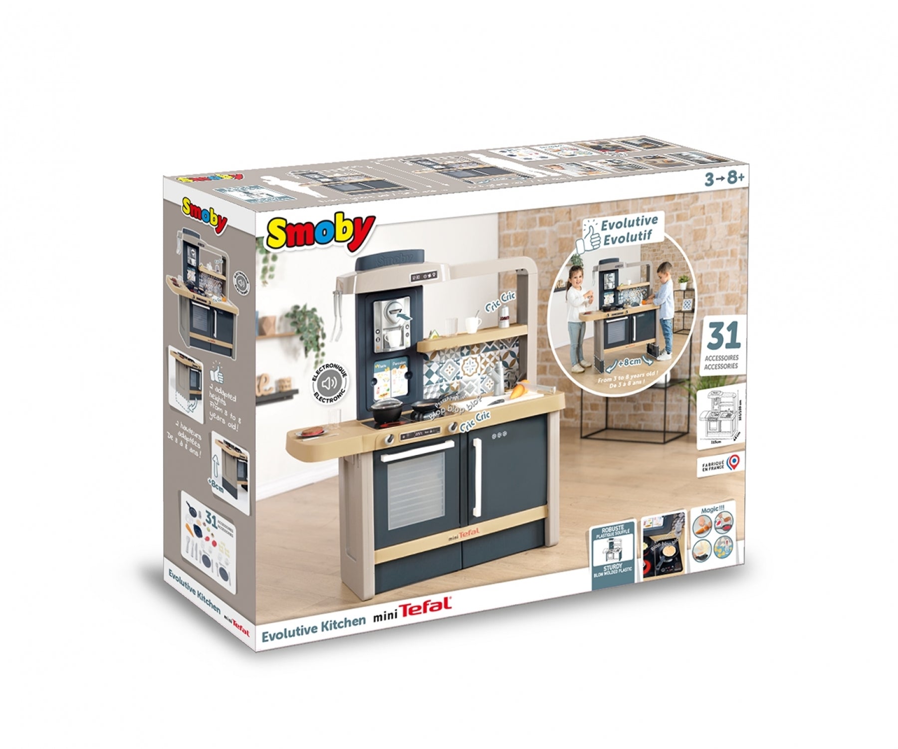 Smoby Mini Tefal Evolutive Kitchen