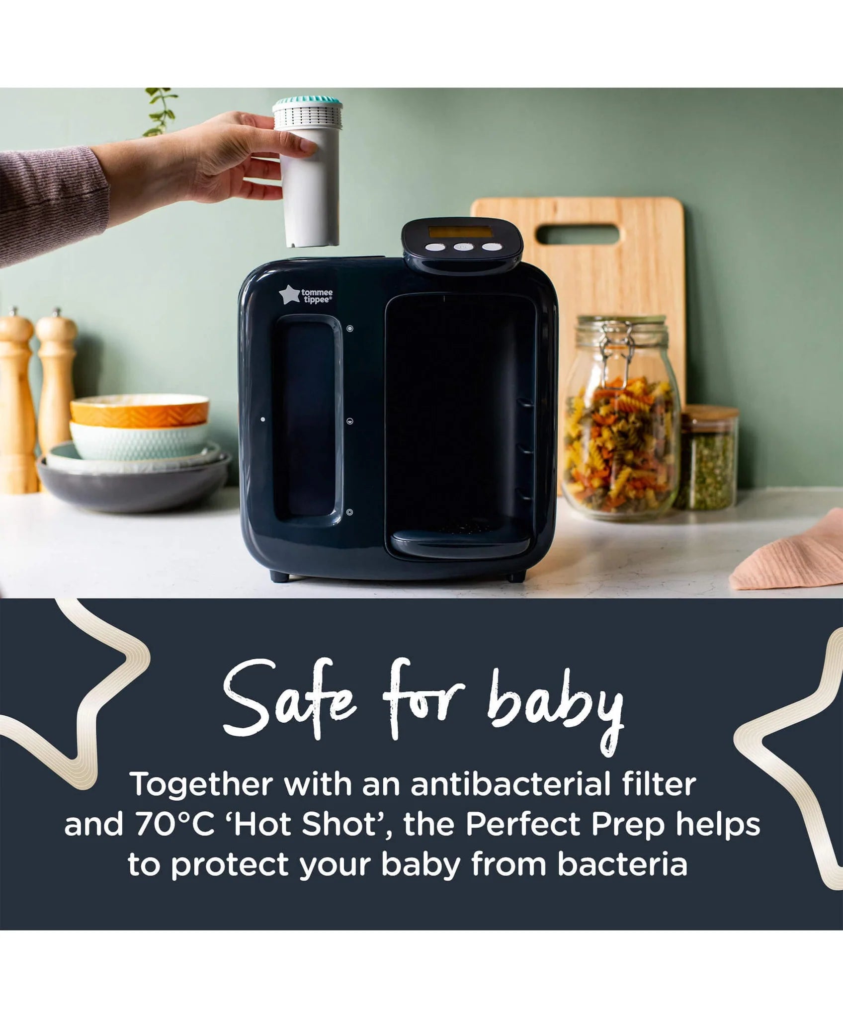 Tommee Tippee Closer To Nature Perfect Prep Machine Day & Night – Baby Care  Nursery