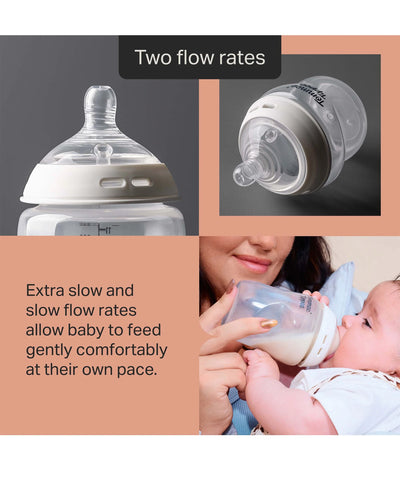 Tommee Tippee Baby Bottle And Steriliser 7pc Set Black