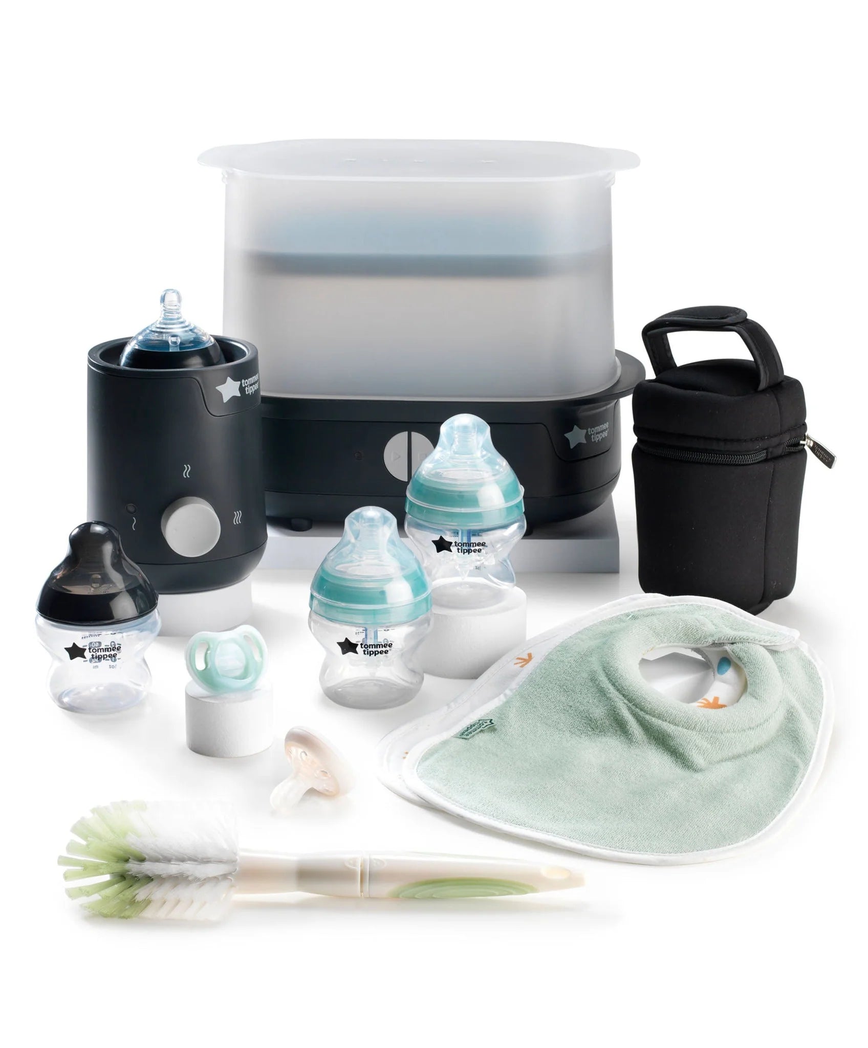 Tommee Tippee Closer To Nature Complete Feeding Set Black