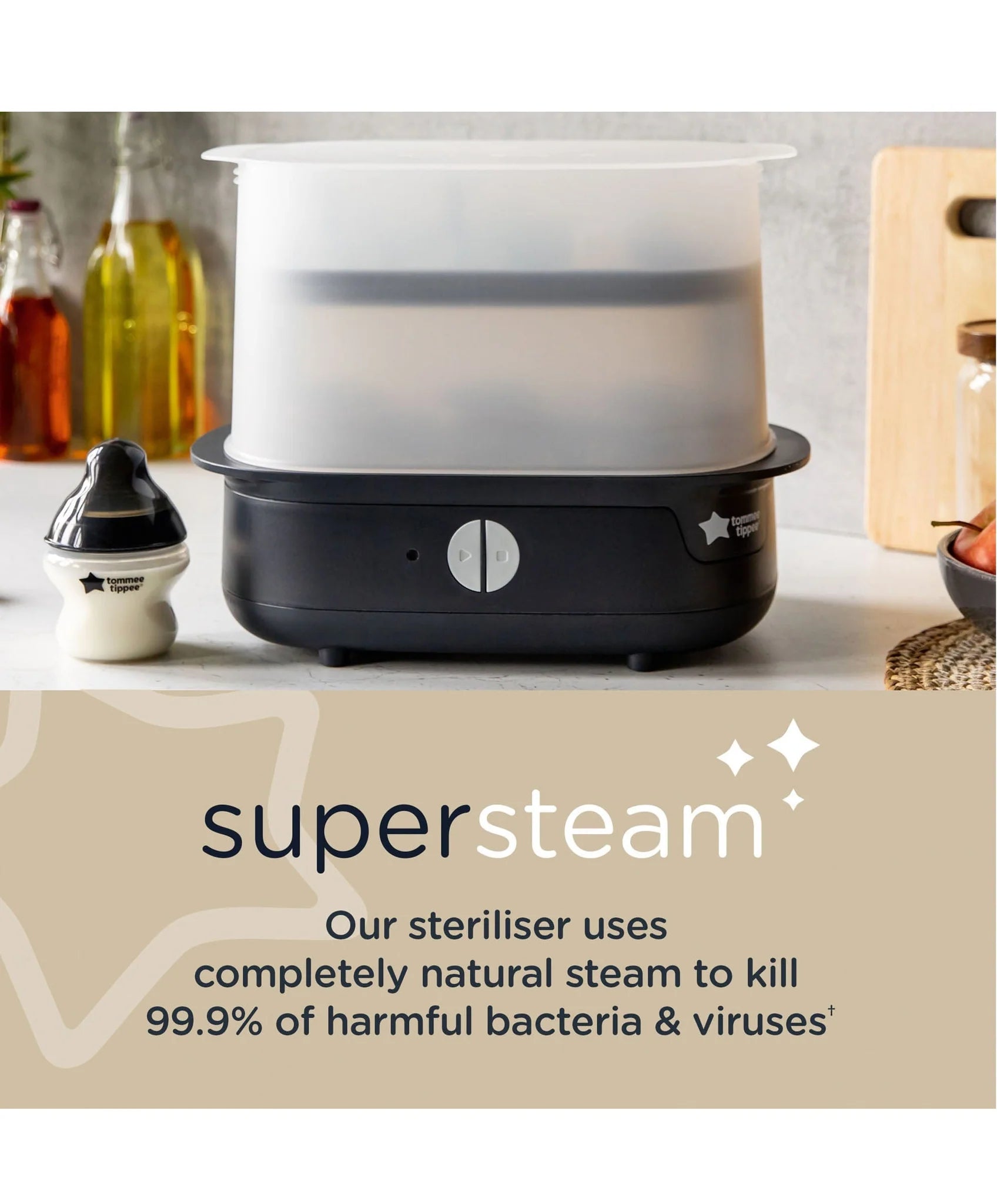 Tommee Tippee Closer To Nature Complete Feeding Set Black