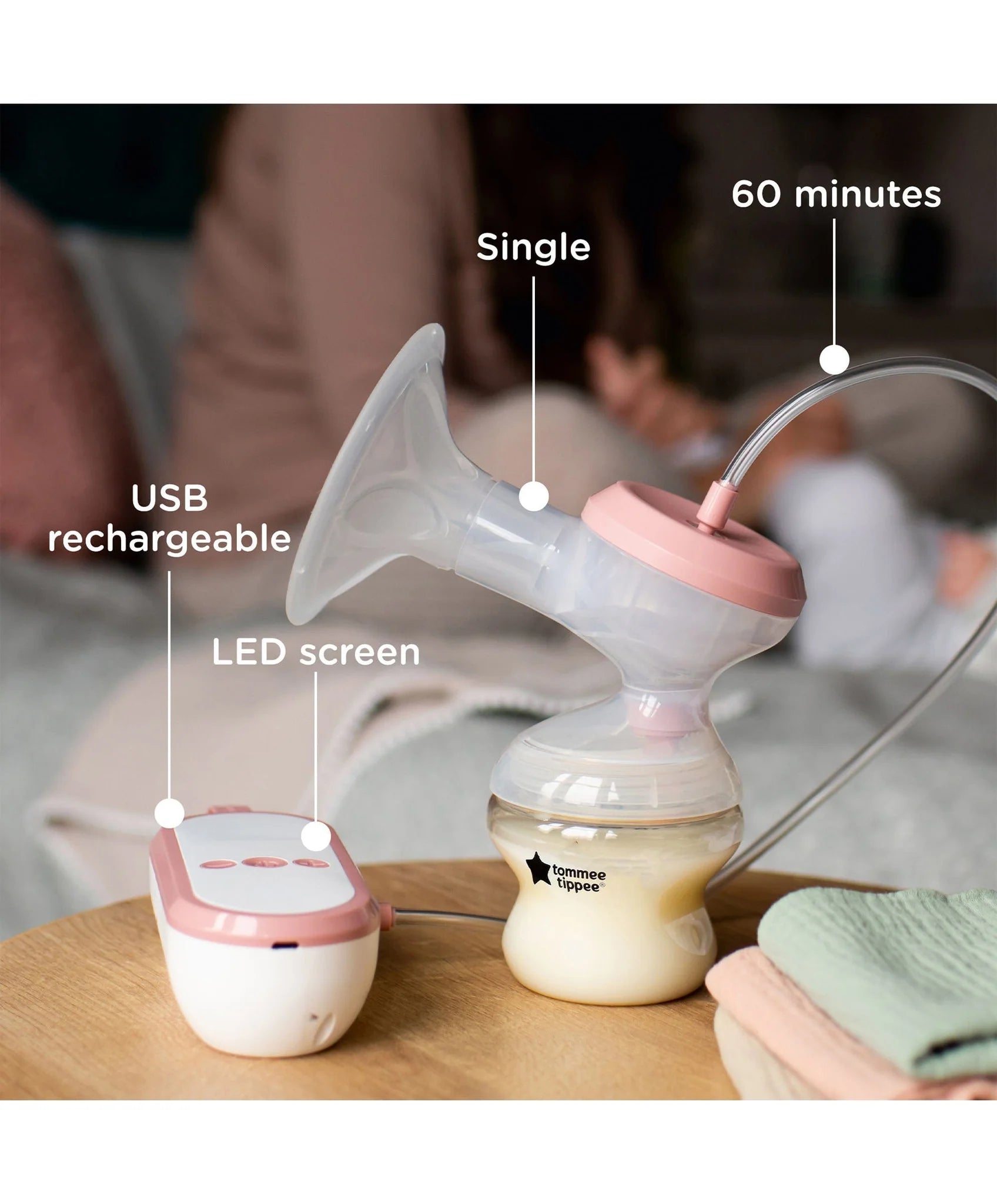 Tommee Tippee Made For Me Single Electric Breast Pump