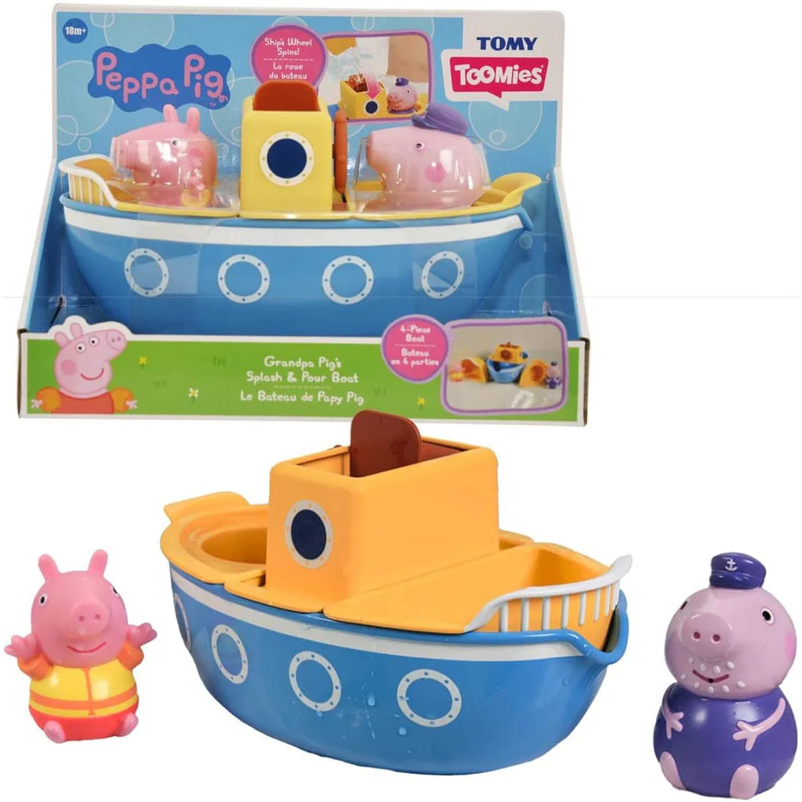Peppa Pig Grandpa Pig's Splash And Pour Boat
