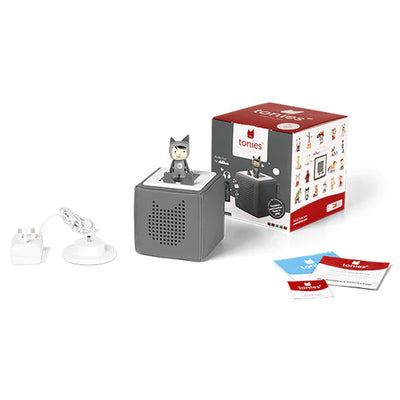 Tonies Toniebox Starter Set Audio Speaker For Kids Grey