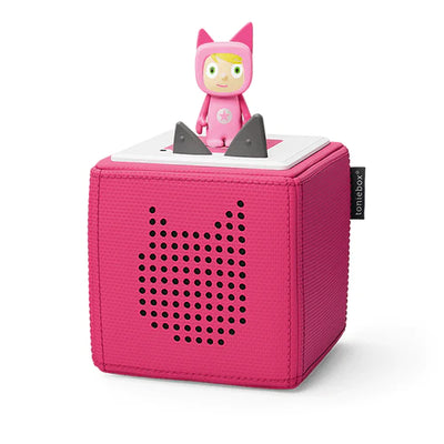 Tonies Toniebox Starter Set Audio Speaker For Kids Pink