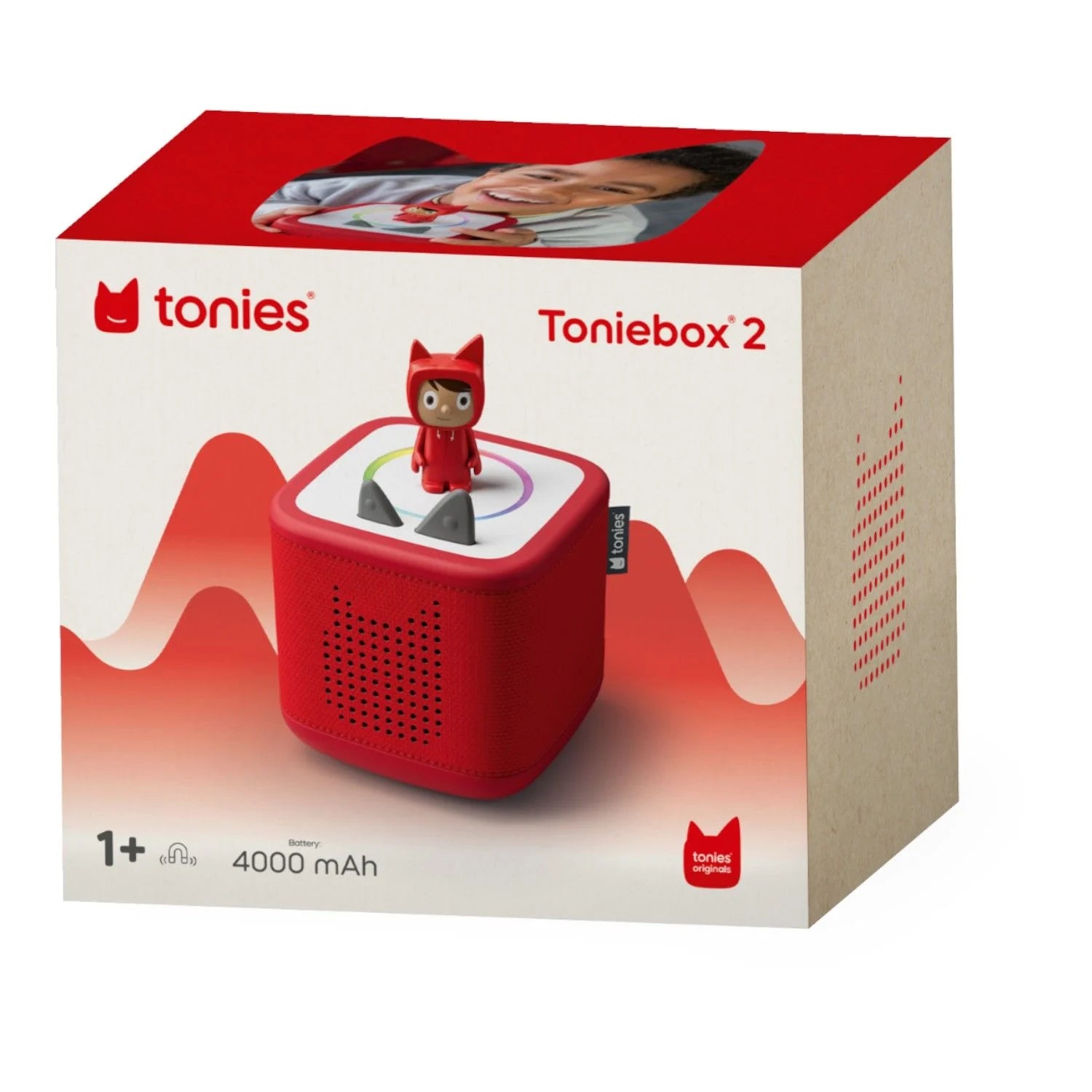 Tonies Toniebox 2 Starter Set Sunset Red