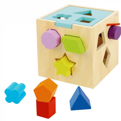 Tooky Toys Wooden Shape Sorter