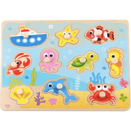 Tooky Toys Wodden Puzzle Marine Life
