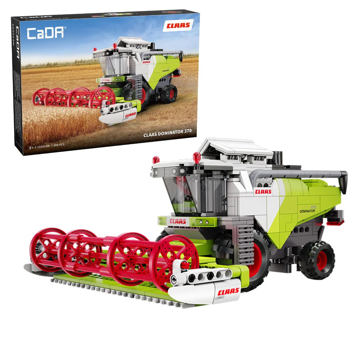 CaDA CLAAS Dominator 370 Combine Harvestor 384pc Construction Set