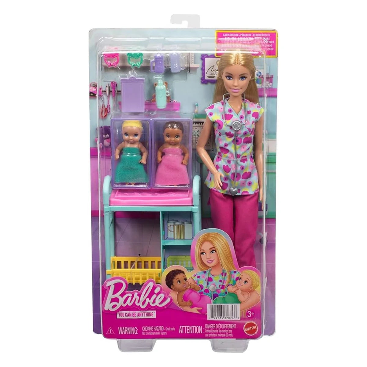 Barbie Careers Doctor Doll With Accessories Playset