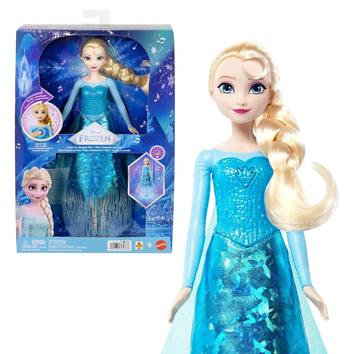 Disney Frozen Doll Light Up Singing Elsa