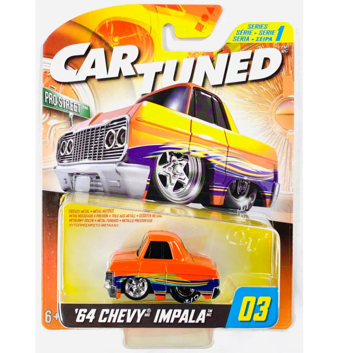 Cars Tuned Die Cast Retro Cars '64 Chevy Impala