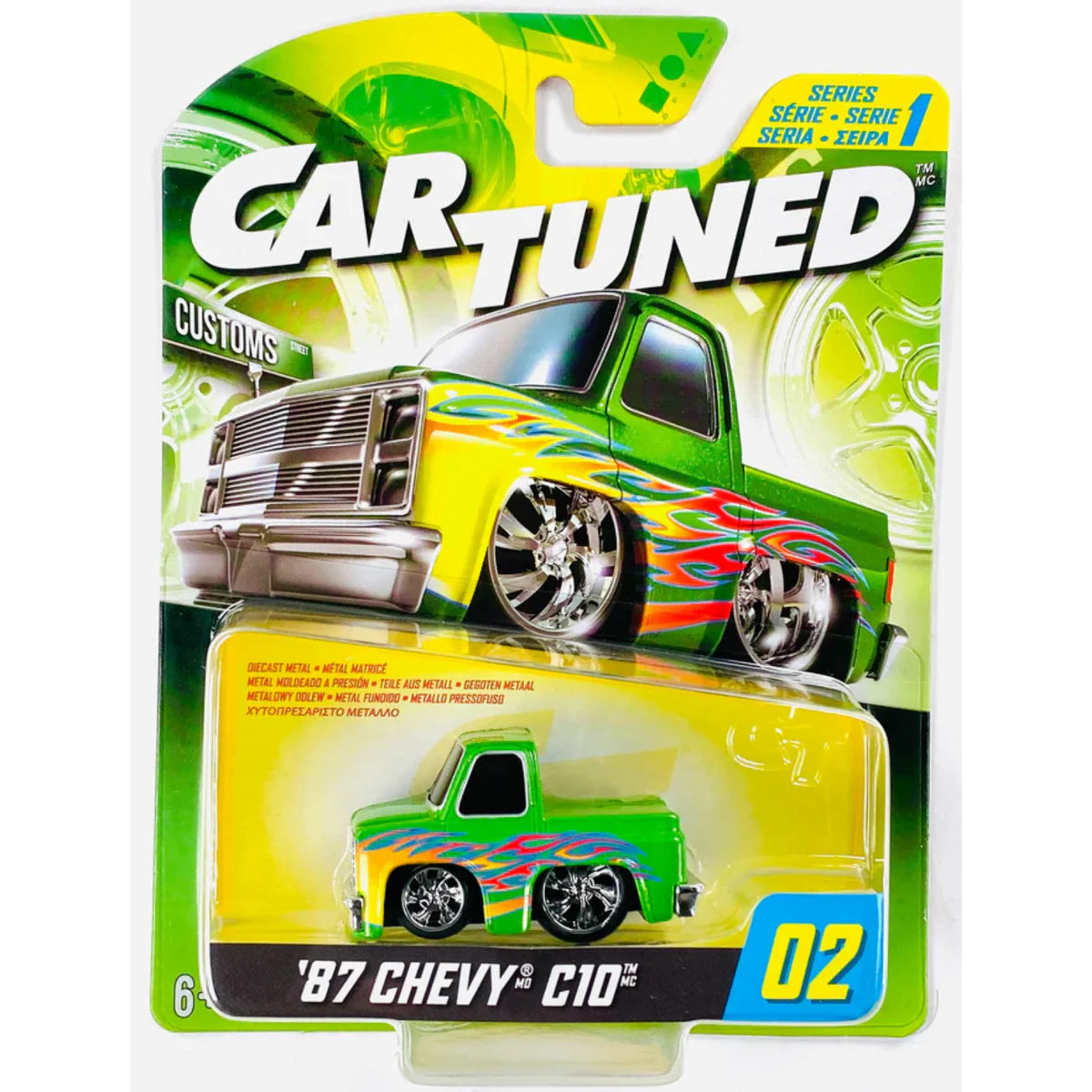 Car Tuned Die Cast Retro Cars  '87 Chevy C10