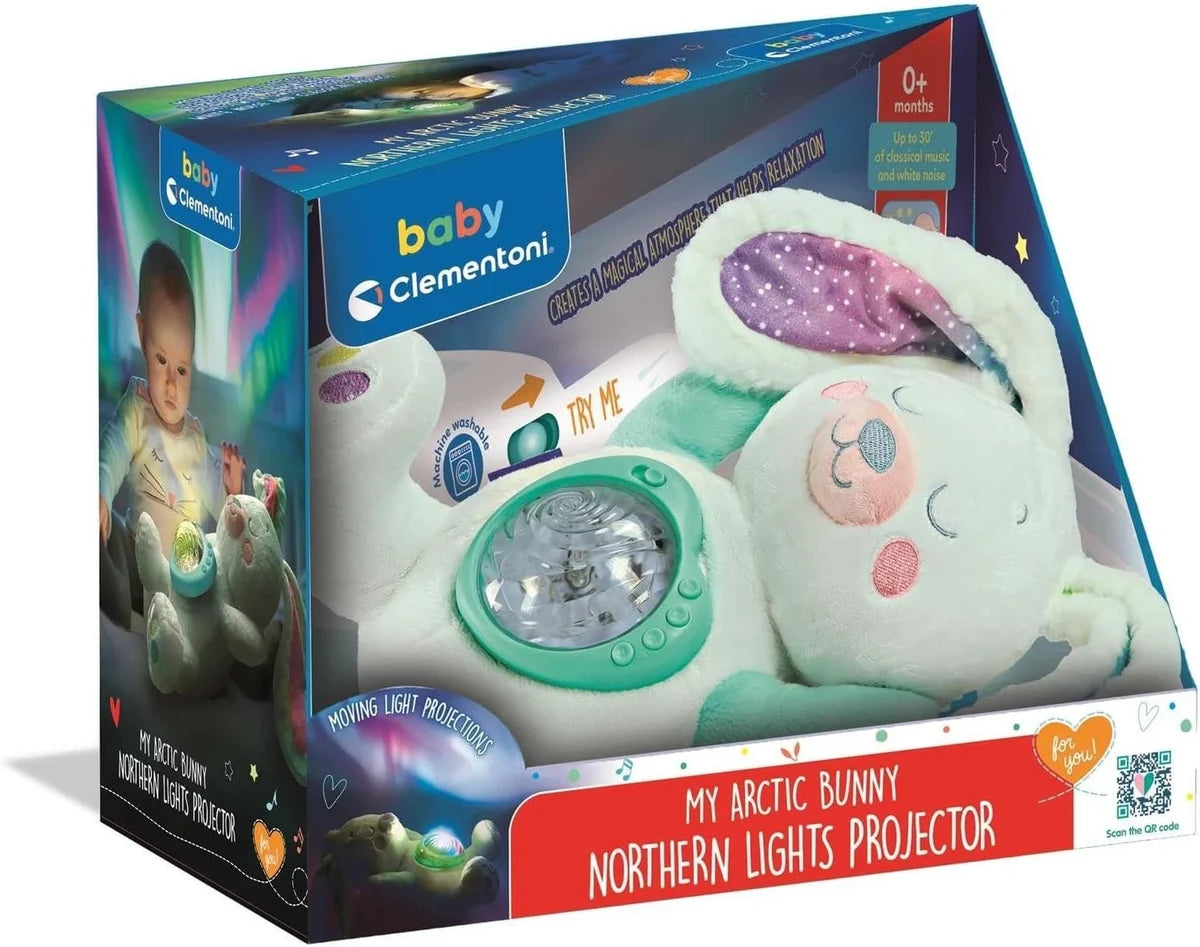 Clementoni My Artic Bunny Northern Lights Light Projector
