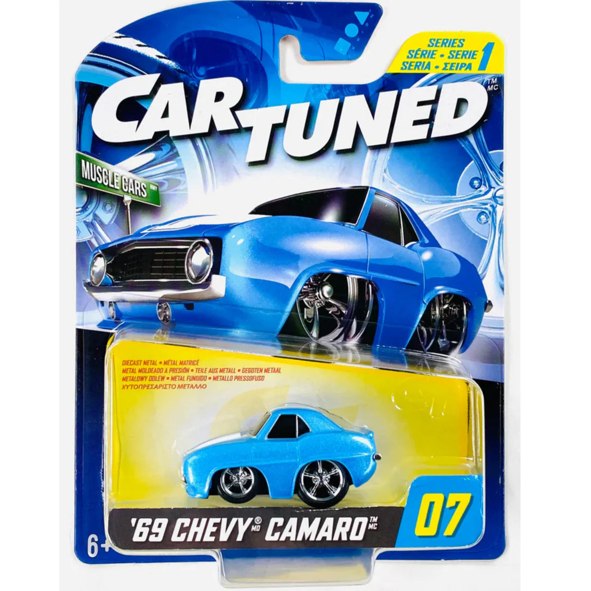 Car Tuned Die Cast Retro Car '69 Chevy Camaro