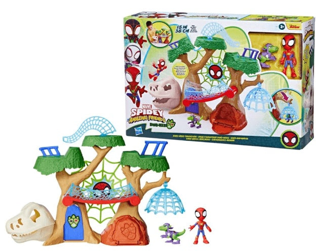 SpiderMan Spidey And His Amazing Friends Dino Webs Treehouse