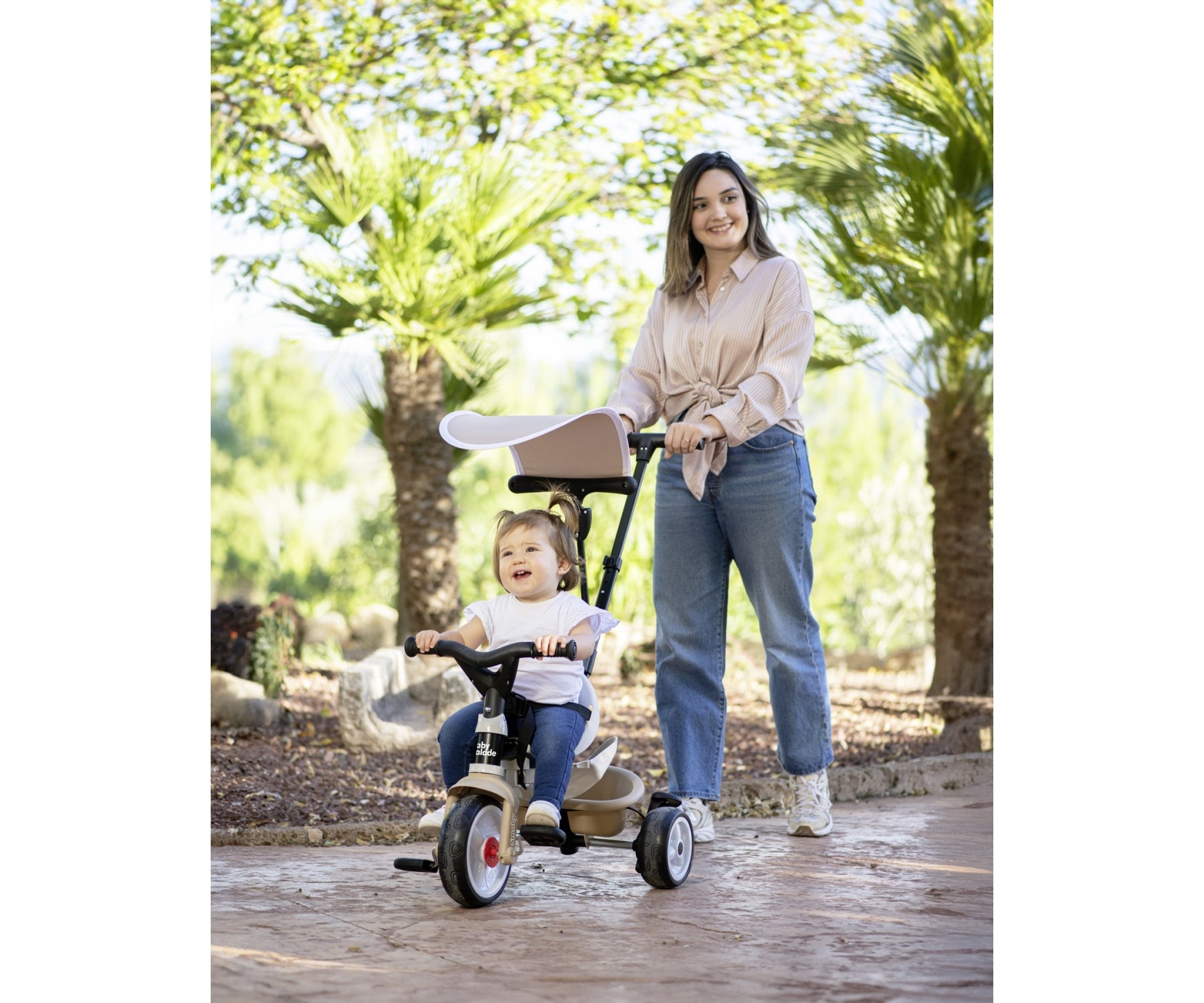 Smoby Baby Balade Infant 3 In 1 Trike Biege