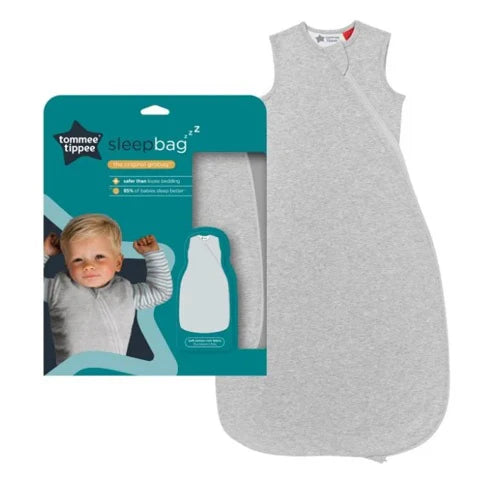 Tommee Tippee Sleep Bag Sky Grey Marl 6-18 Months 1.0 Tog.