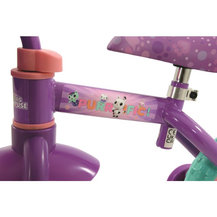 Gabby's Dollhouse 10" 2 In 1 Training Bike