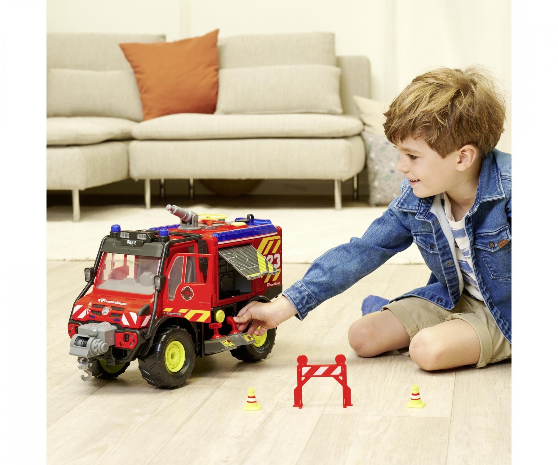 Dickie Toys Mercedes Benz Unimog U530 Fire Rescue Truck