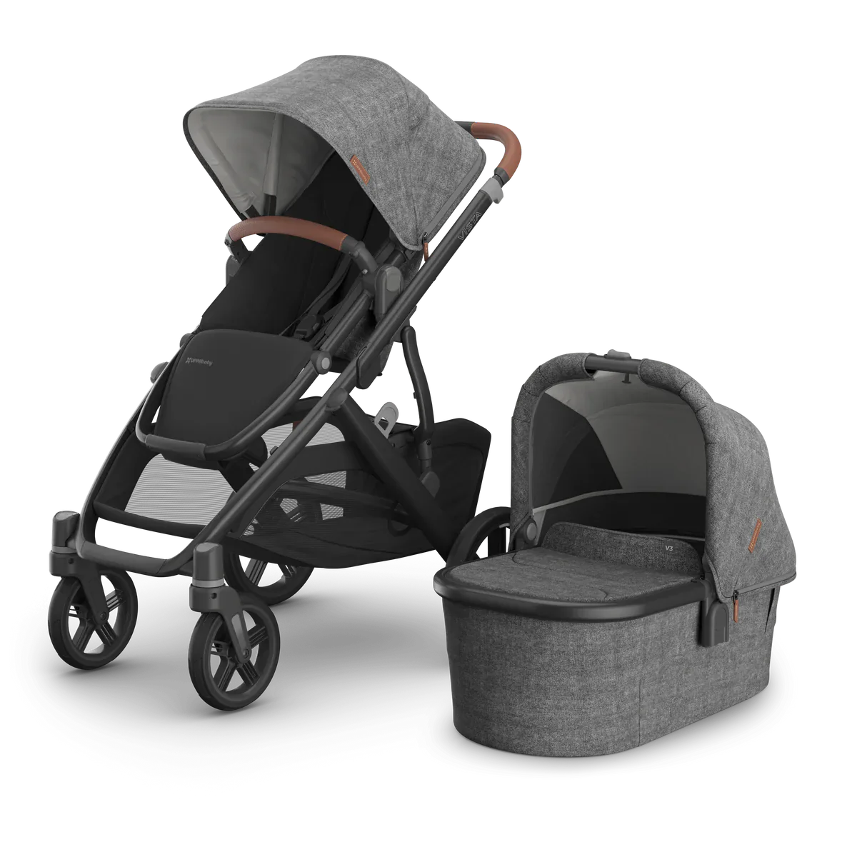 UPPAbaby Vista V3 Pushchair And Carry Cot Greyson