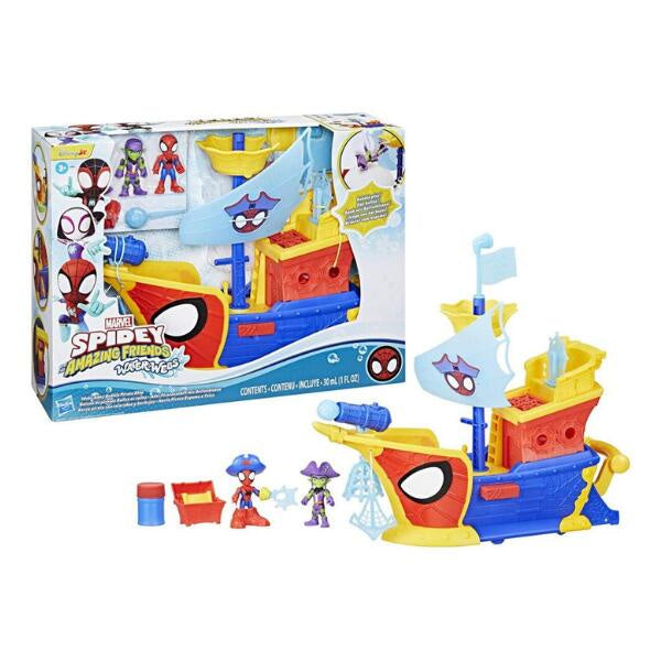 SpiderMan Spidey And Amazing Friends Web Ahoy Bubble Pirate Ship