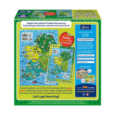 Orchard Toys Map Of Ireland Jigsaw Puzzle And Poster