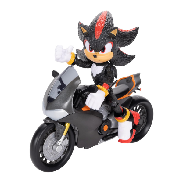 Sonic The Hedgehog Sonic's Shadow Motorcycle With Sonic Figure