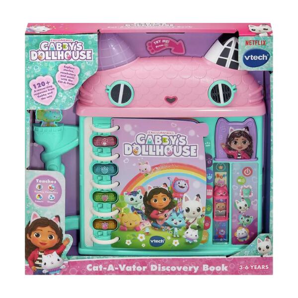 Gabby's Doll House Cat a Vator Discovery Book