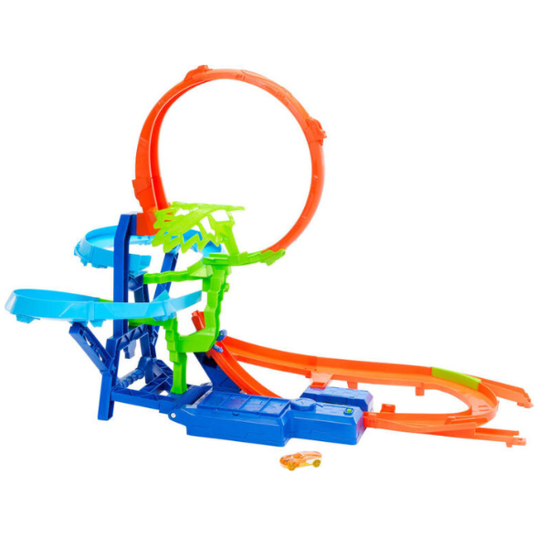 Hot Wheels Mid Air Crash Stunt Track Playset