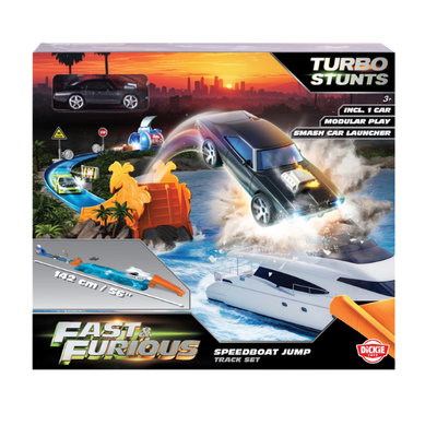 Dickie Fast And Furious Speedway Jump Track Set