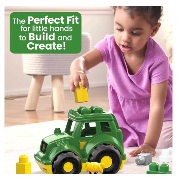 Mega Bloks Block Buddies Lil' Tractor John Deere