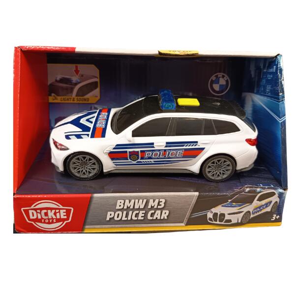 Dickie BMW M3 Police Car With Light And Sound