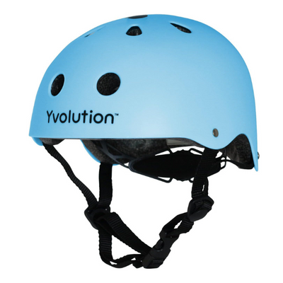 Yvolution Adjustable Helmet Small Blue