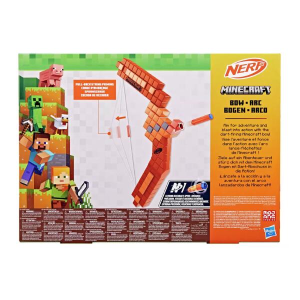Nerf Minecraft Dart  Bow With 8 Darts