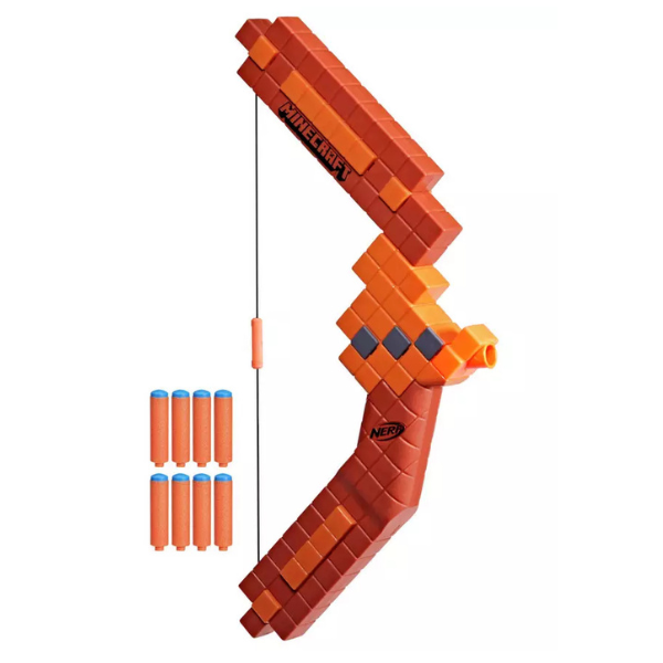 Nerf Minecraft Dart  Bow With 8 Darts