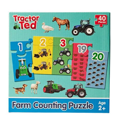 Tractor Ted 40pc Farm Counting Jigsaw Puzzle