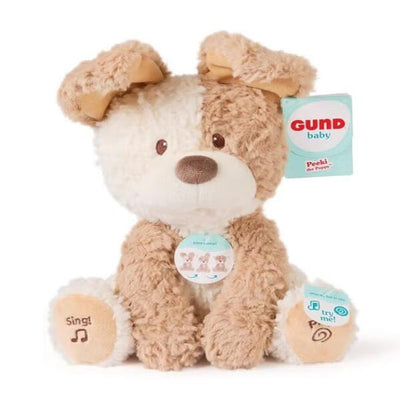 Gund Peeki The Puppy Animated Soft Toy