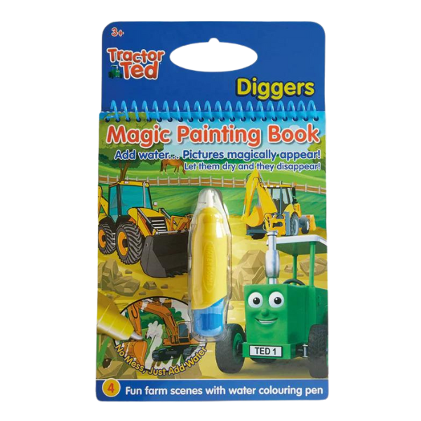 Tractor Ted Magic Painting Book Diggers