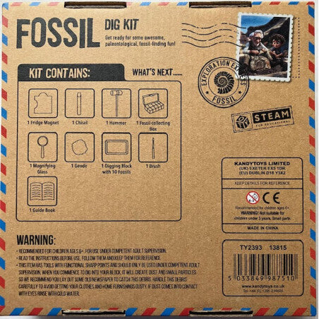 World Of Science Fossil Dig Kit Playset